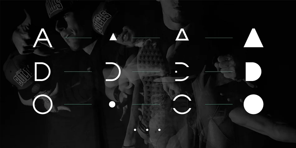 F. O. T. R. by JAF 34 — Display Font — thumbnail 4