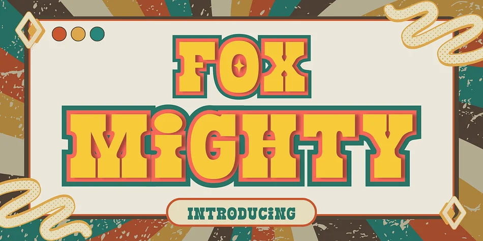 Fox Mighty by Fox7 — Decorative Font