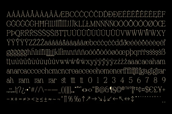 Franche by Craft Supply Co. — Decorative Font — thumbnail 8