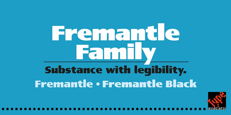 Fremantle by Type Associates — Display Font