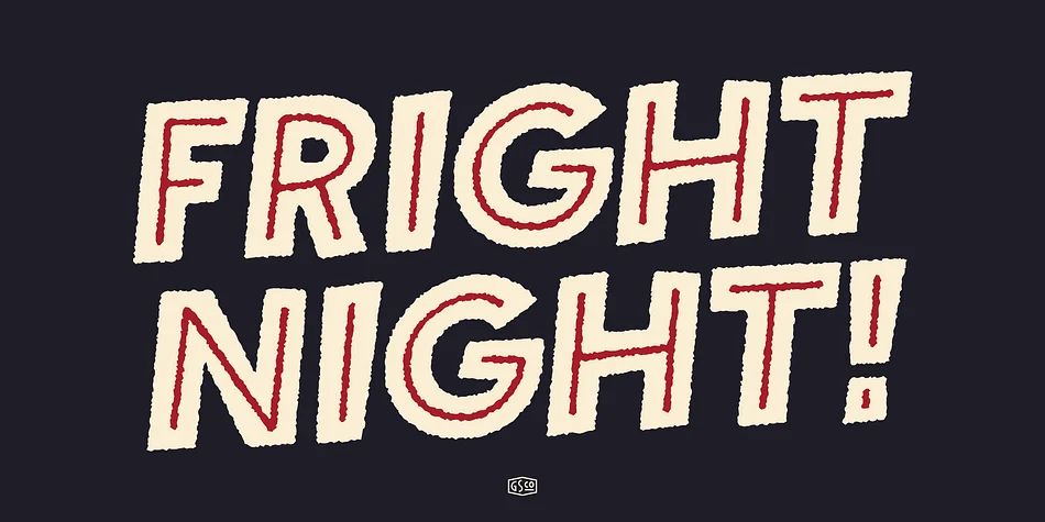 Fright Night by Great Scott — Display Font