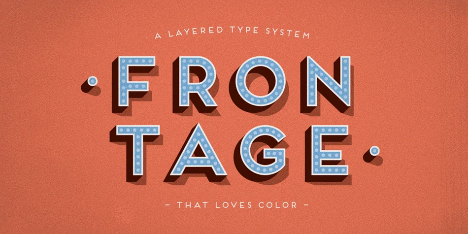 FRONTAGE by Juri Zaech — Display Font