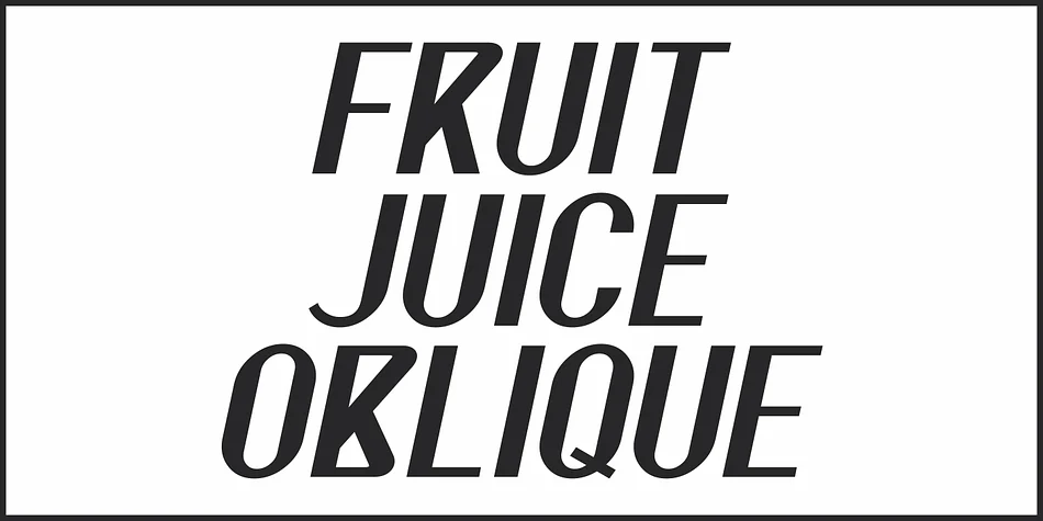 FRUIT JUICE JNL by Jeff Levine Fonts — Decorative Font — thumbnail 4
