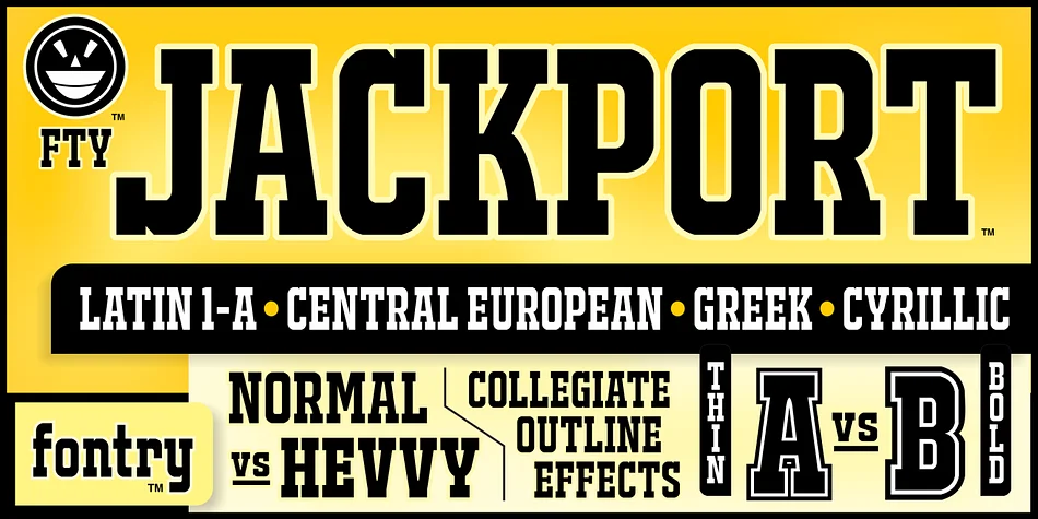 FTY JACKPORT by The Fontry — Decorative Font