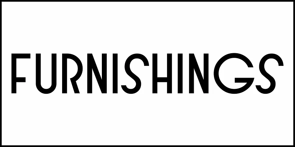 FURNISHINGS JNL by Jeff Levine Fonts — Decorative Font — thumbnail 2