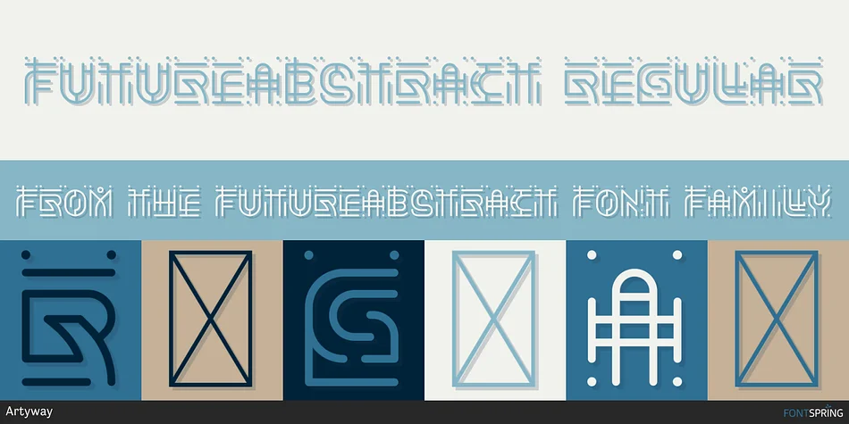 FutureAbstract by Artyway — Display Font