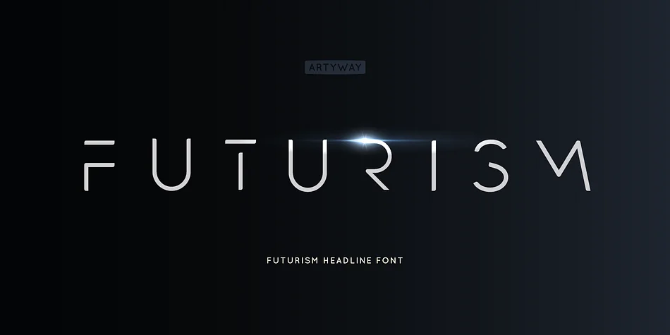Futurism by Artyway — Display Font