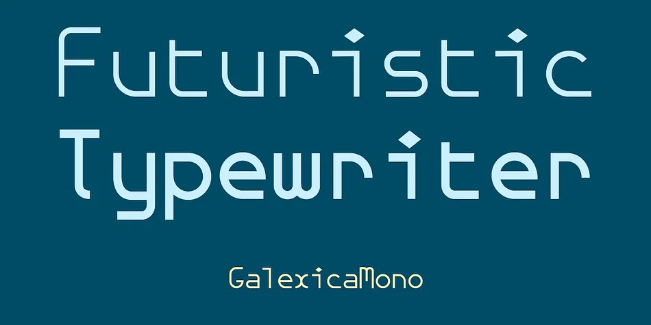 GalexicaMono by Ingrimayne Type — Decorative Font