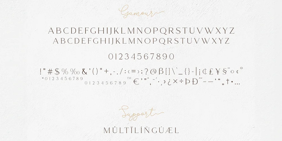 Gamour by Craft Supply Co. — Display Font — thumbnail 5