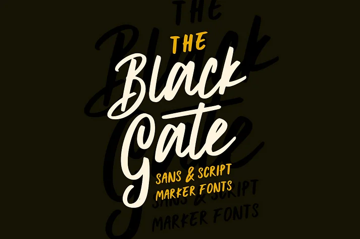 Gate by Angga Mahardika — Display Font