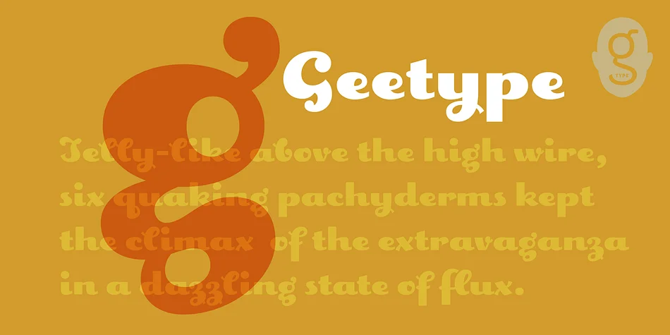 Geetype by G-Type — Display Font