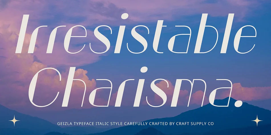 Geizla by Craft Supply Co. — Decorative Font — thumbnail 2
