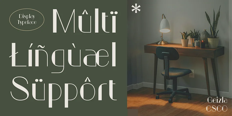 Geizla by Craft Supply Co. — Decorative Font — thumbnail 3