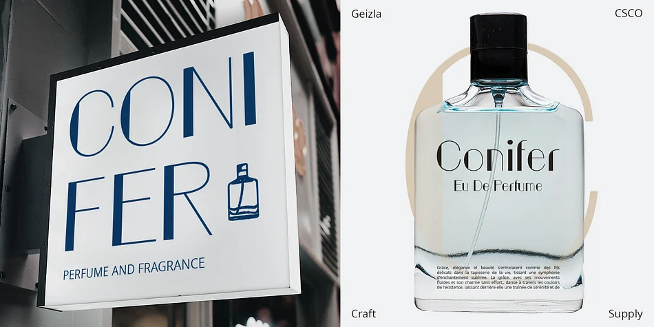 Geizla by Craft Supply Co. — Decorative Font — thumbnail 4