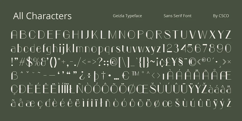 Geizla by Craft Supply Co. — Decorative Font — thumbnail 6