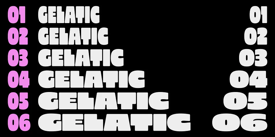 Gelatic by Groteskly Yours — Display Font — thumbnail 6