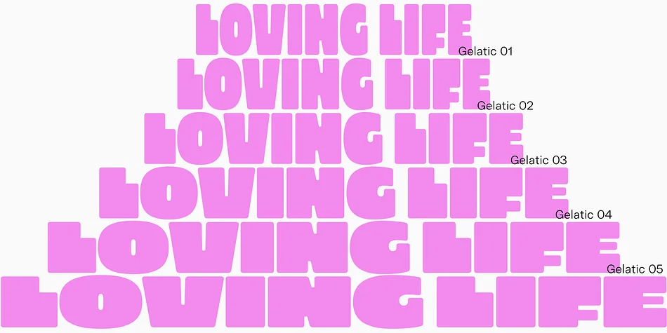 Gelatic by Groteskly Yours — Display Font — thumbnail 9