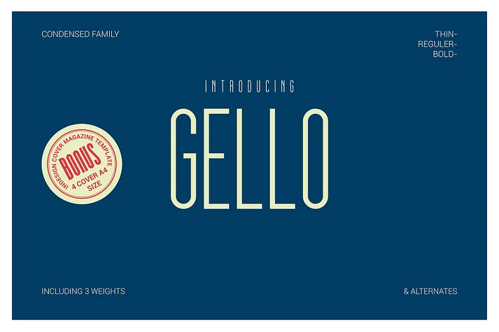 gello by Linecreative — Display Font