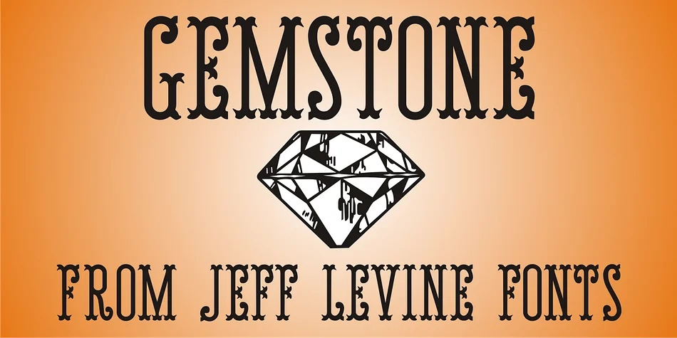 GEMSTONE JNL by Jeff Levine Fonts — Display Font