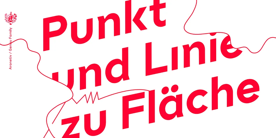 Genau by Aronetiv — Display Font — thumbnail 7