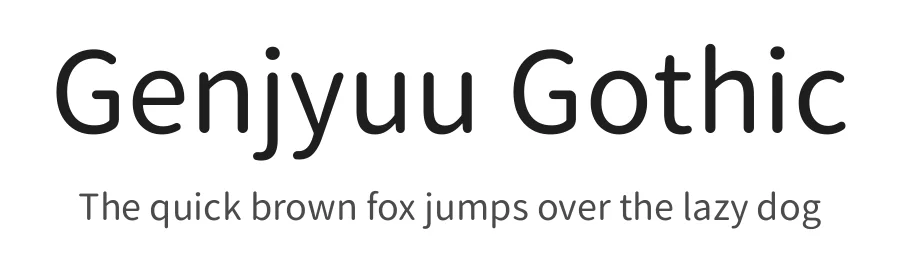 Genjyuu Gothic