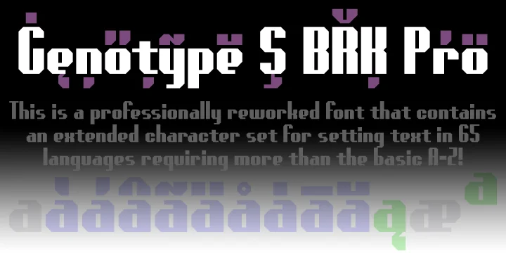 Genotype BRK Pro by CheapProFonts — Display Font — thumbnail 2