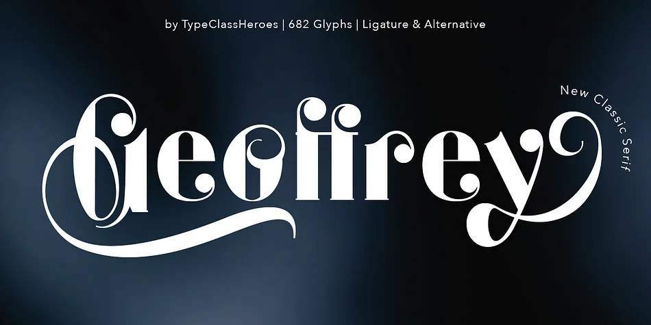 Geoffrey Serif by TypeClassHeroes — Display Font