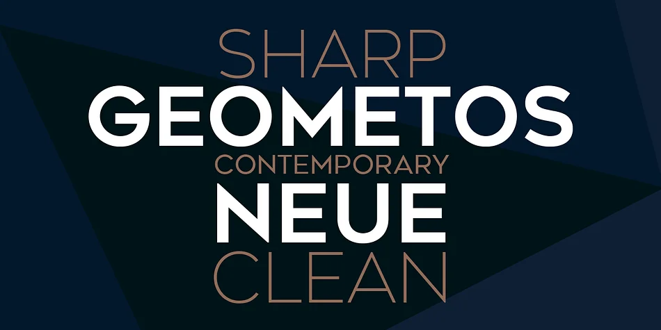 GEOMETOS NEUE by Graphite — Display Font
