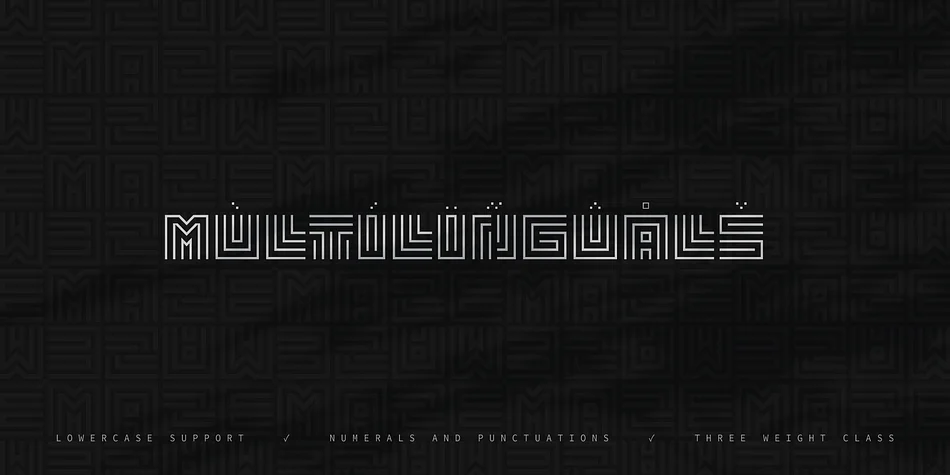 Geommaze by Artyway — Display Font — thumbnail 7