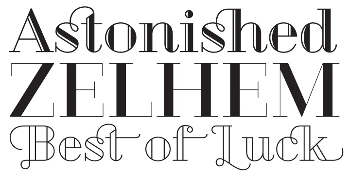 Geotica by exljbris Font Foundry — Decorative Font — thumbnail 3