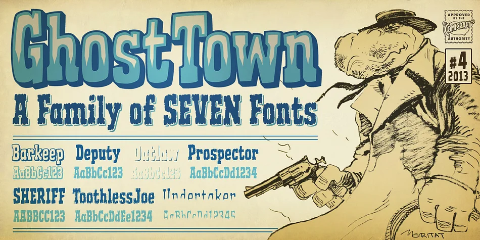 Ghost Town by Comicraft — Decorative Font