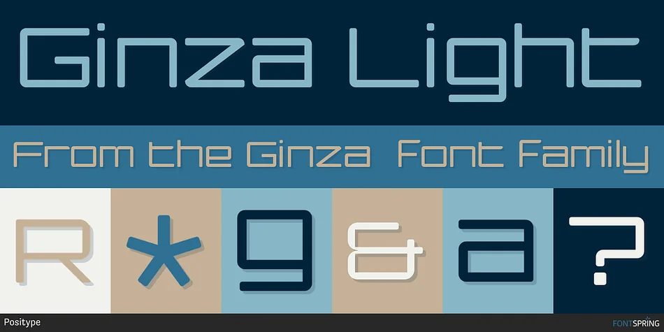Ginza by Positype — Display Font