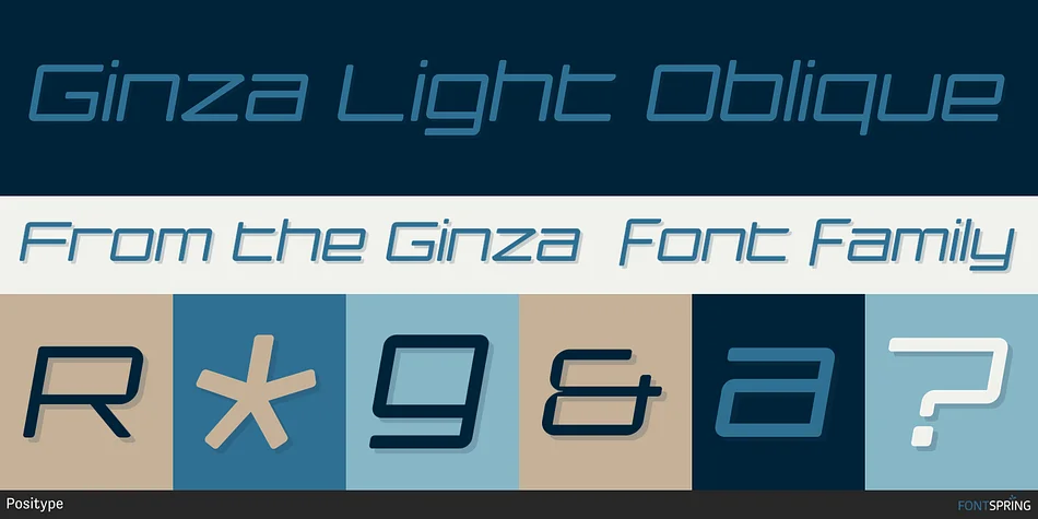 Ginza by Positype — Display Font — thumbnail 2