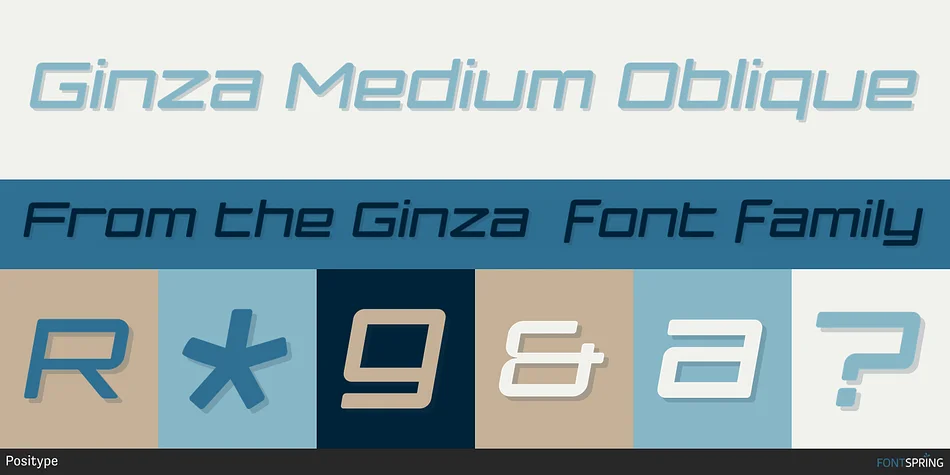Ginza by Positype — Display Font — thumbnail 4