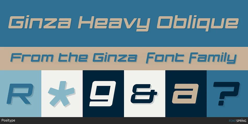 Ginza by Positype — Display Font — thumbnail 6