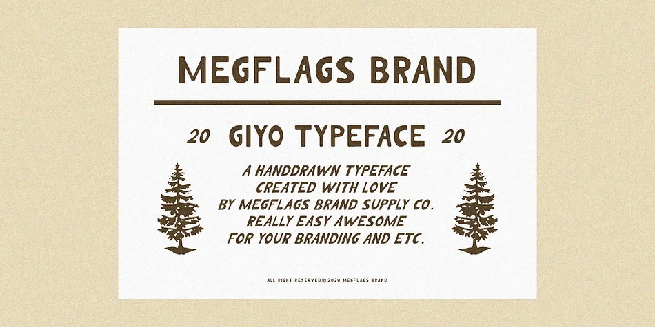 GIYO by Megflags — Display Font — thumbnail 7