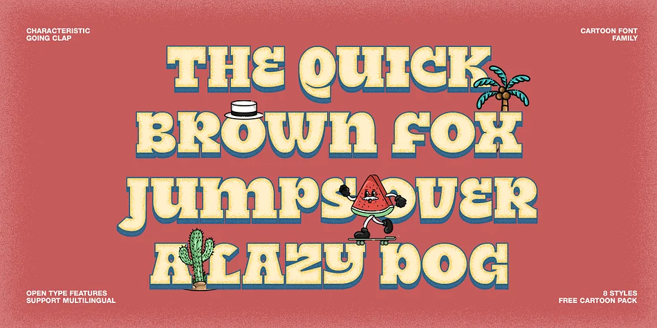 Going Clap by Dharmas Studio — Decorative Font — thumbnail 2
