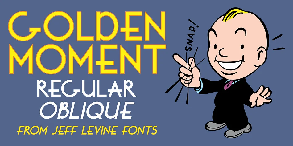 GOLDEN MOMENT JNL by Jeff Levine Fonts — Decorative Font