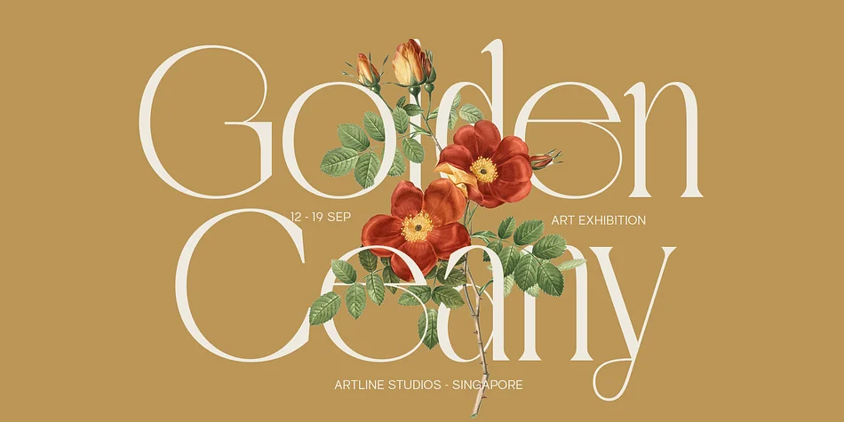 Golften by Craft Supply Co. — Decorative Font — thumbnail 2