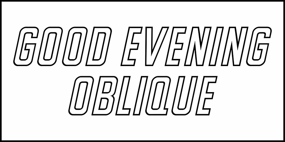GOOD EVENING JNL by Jeff Levine Fonts — Display Font — thumbnail 4