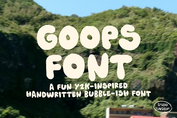 GOOPS by Studio Funshop — Display Font