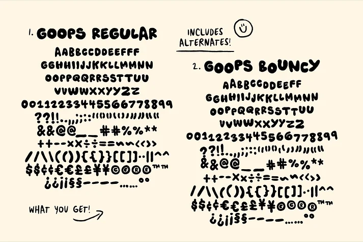 GOOPS by Studio Funshop — Display Font — thumbnail 4