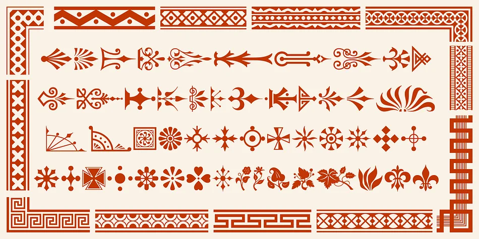 Gothic Extras by Dharma Type — Dingbats Font
