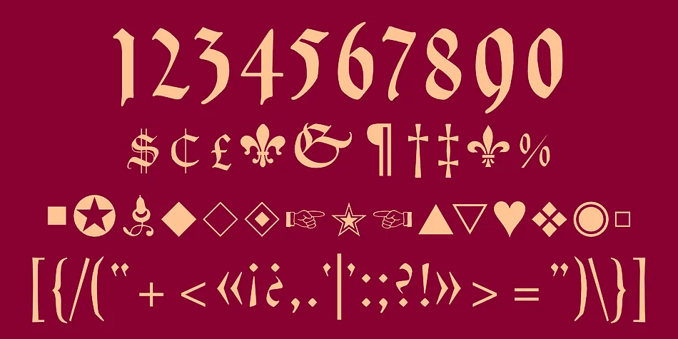 Goudy Text CT by CastleType — Blackletter Font — thumbnail 6