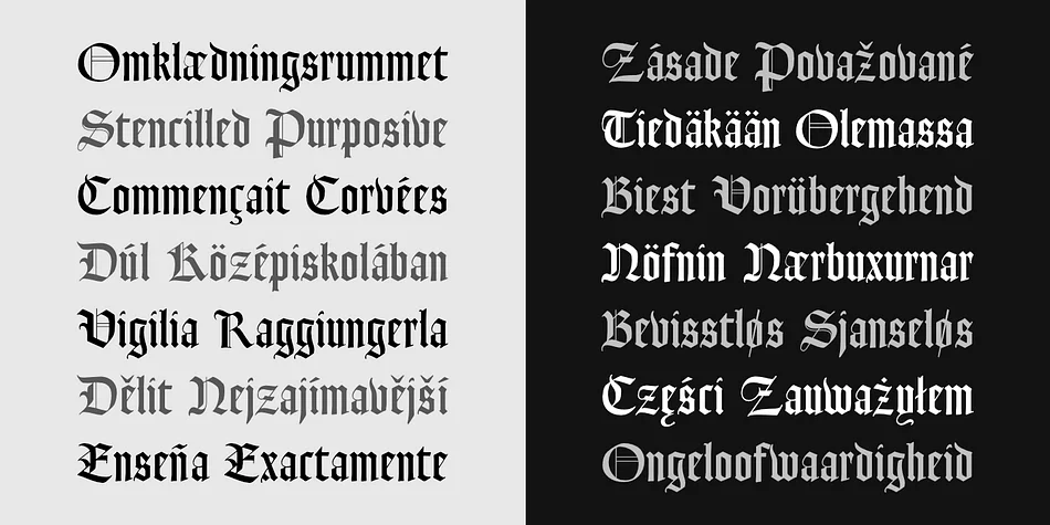 Goudy Text CT by CastleType — Blackletter Font — thumbnail 7
