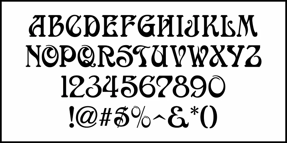 Grande Nouveau by Jeff Levine Fonts — Decorative Font — thumbnail 3