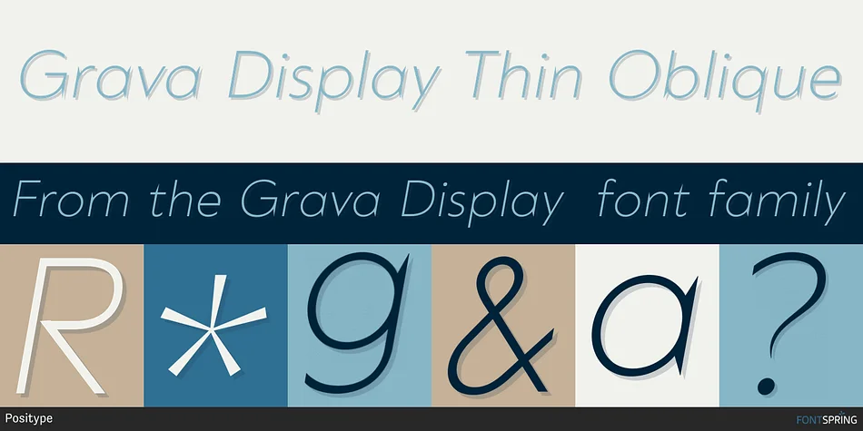 Grava Display by Positype — Display Font — thumbnail 2