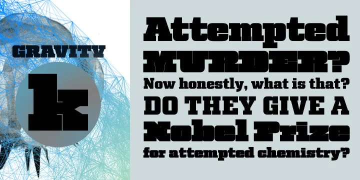Gravity by Philatype — Display Font