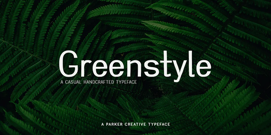 Greenstyle by Parker Creative — Display Font
