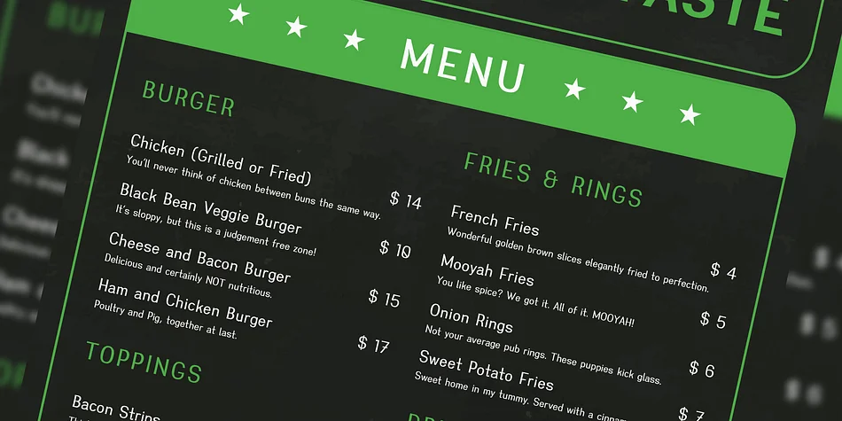 Greenstyle by Parker Creative — Display Font — thumbnail 9